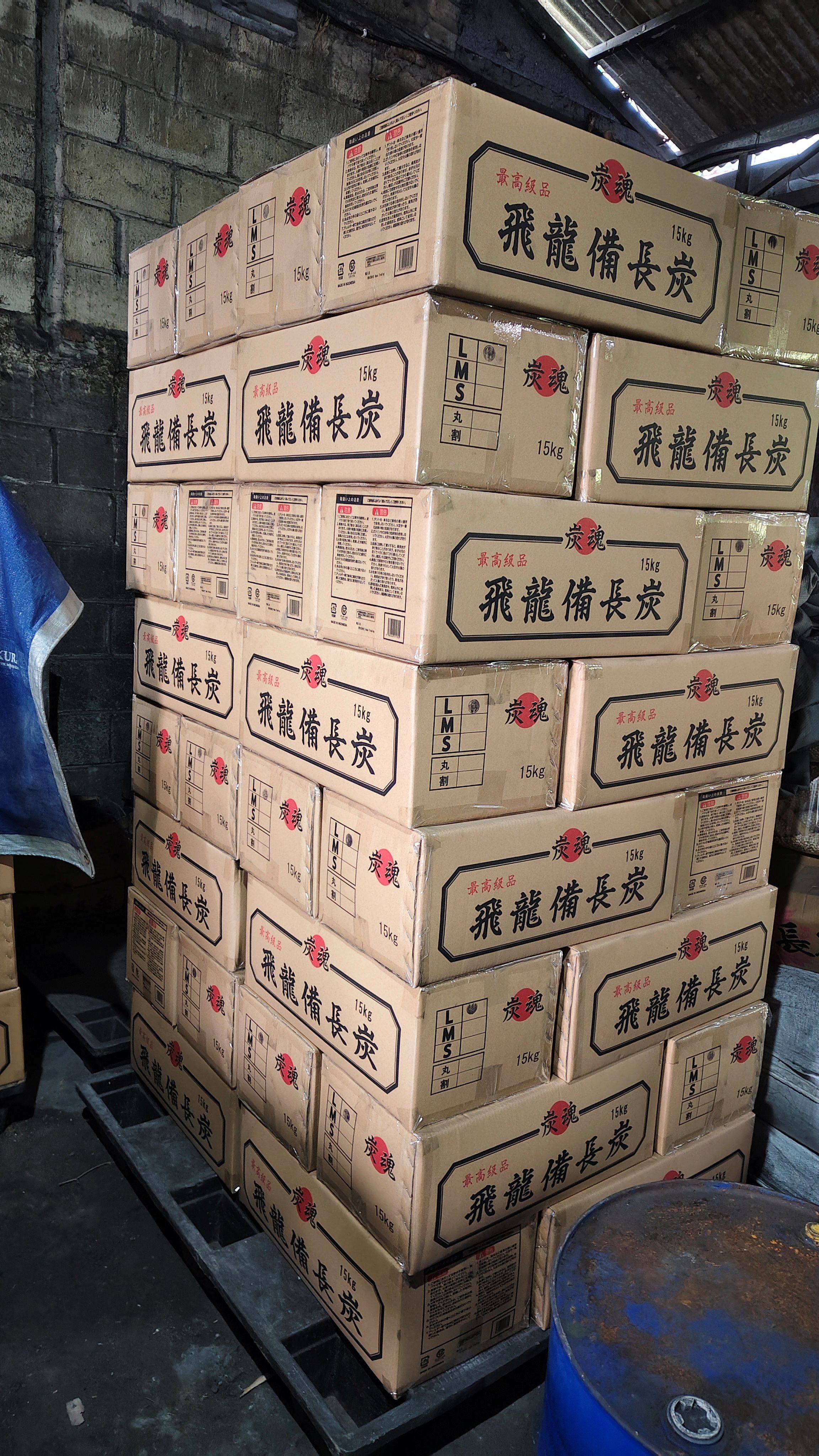 BINCHOTAN PACKING PROCESS FOR JAPAN CUSTOMER