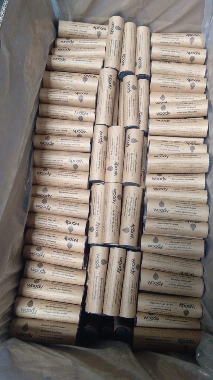 Binchotan stick water treatment